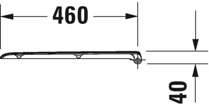 Duravit сиденье для унитаза с крышкой удлиненное d-сode без автоматического опускания, d-code, 0067410000 цвет: белый