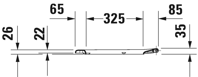 Duravit сиденье для унитаза с крышкой удлиненное d-сode без автоматического опускания, d-code, 0067410000 цвет: белый