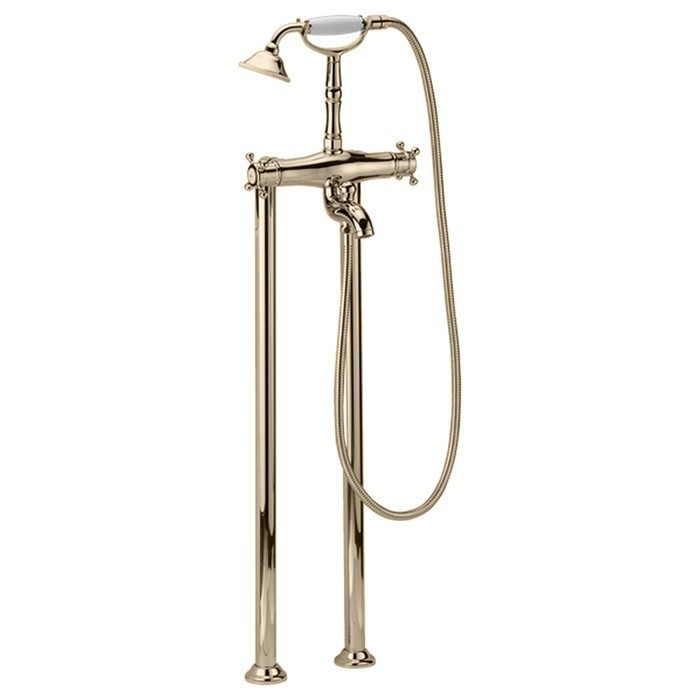 Cisal смеситель для ванны и душа, vtt390102a victorian, цвет: satin brushed nickel
