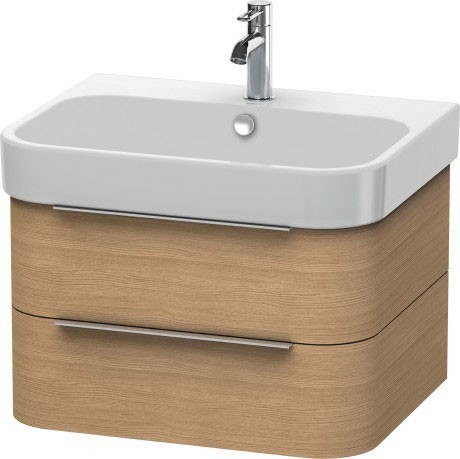 Duravit тумба подвесная под раковину, happy d.2, h2 6364 52 цвет: дуб европейский