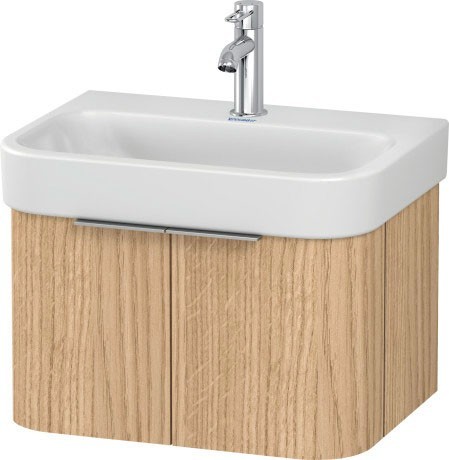 Duravit тумба подвесная под раковину, happy d.2, h2626805252 цвет: дуб европейский