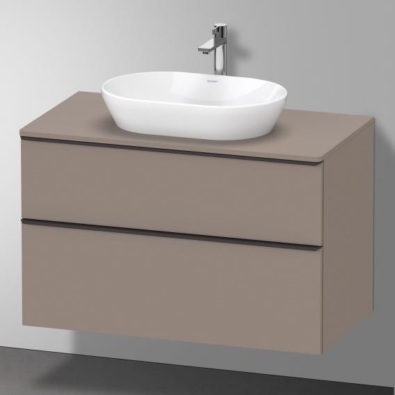 Duravit тумба подвесная под раковину 550 мм х 1000 мм, d-neo, de496804343 цвет: базальт матовый