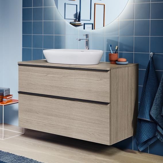 Duravit тумба подвесная под раковину 550 мм х 1000 мм, d-neo, de496804343 цвет: базальт матовый