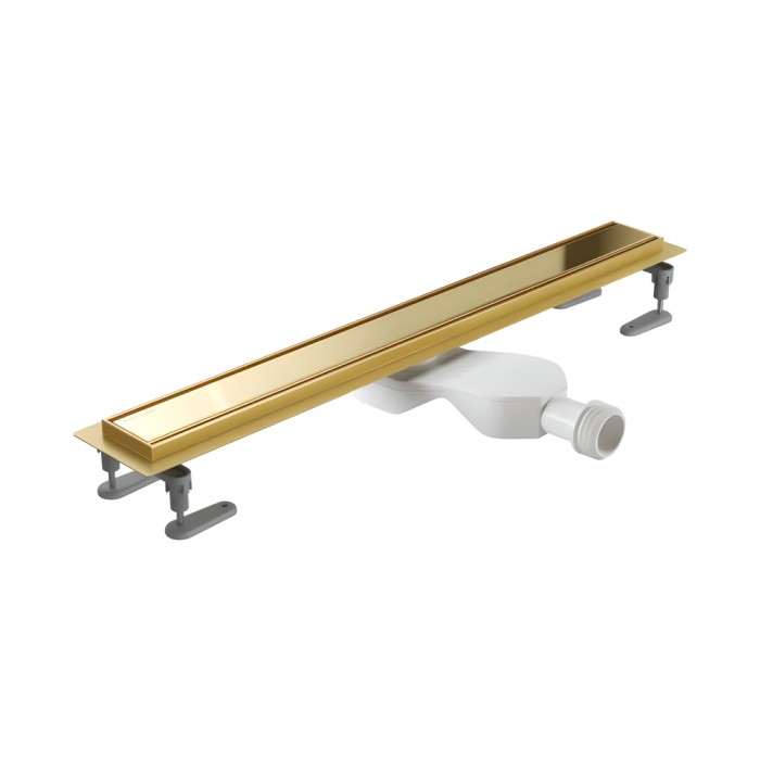 Душевой трап gold 80 см. Решетка декоративная, Excellent Stilio, золото арт. INEX.1515.800.R.GL