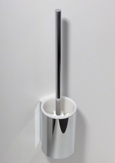 Keuco туалетный ёршик с черной колбой анодированный, plan, алюминий серебристый анодированный арт. 14972 170200