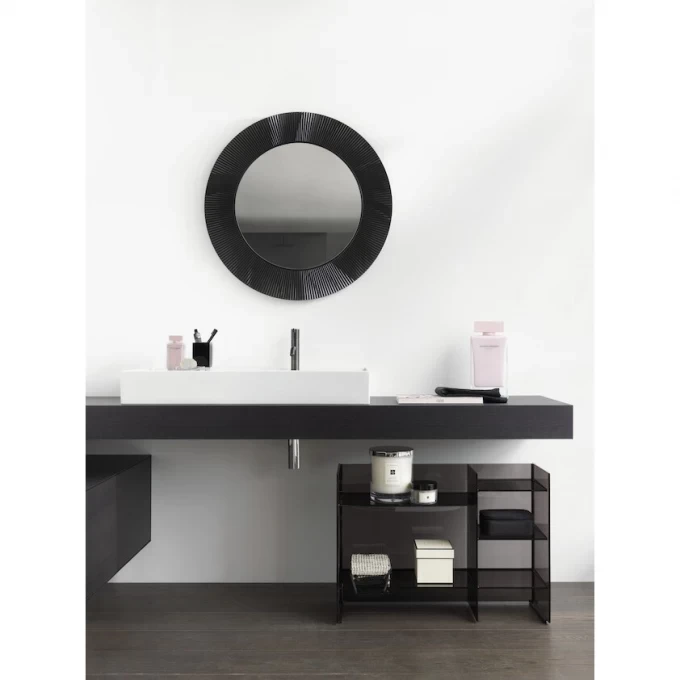 LAUFEN раковина-чаша с полочкой слева, с 3 отверстиями для смесителя, KARTELL - 8.1033.9.000.108.1