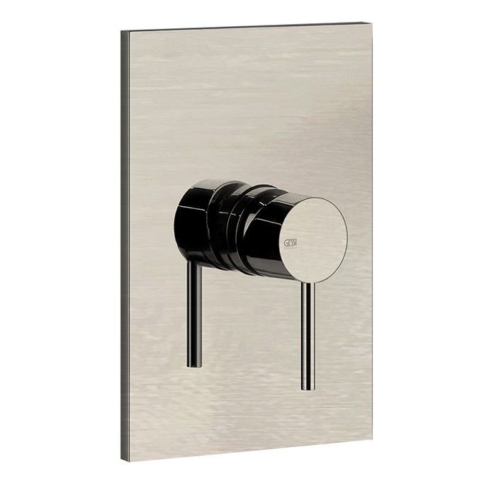 Gessi Смеситель для душа, подвесной, термостатический, Emporio Via tortona, 44662#149 цвет: finox brushed nickel
