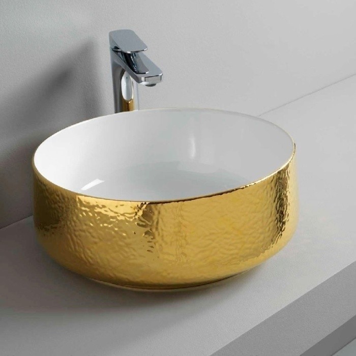 ArtCeram раковина (накладная), col001 01 69 cognac цвет: золото