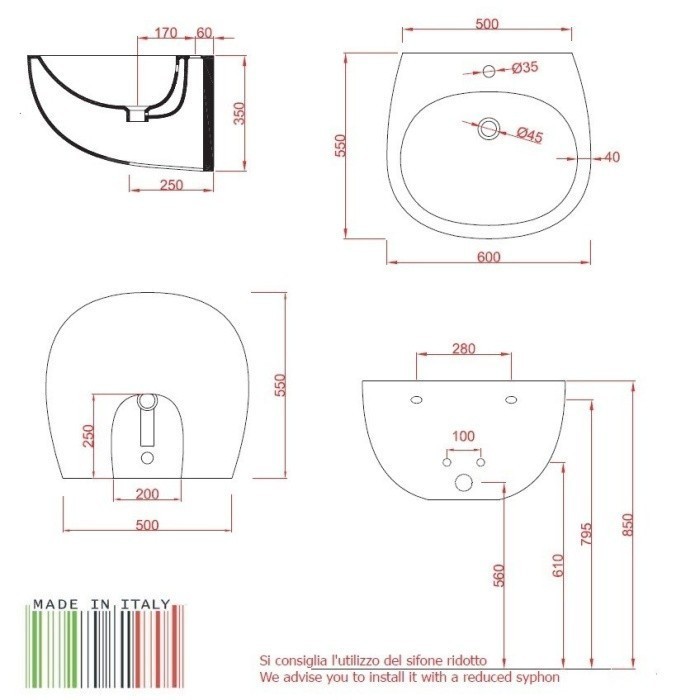 ArtCeram раковина для ванной комнаты, fll001 01 00 file 2.0 цвет: белый глянцевый