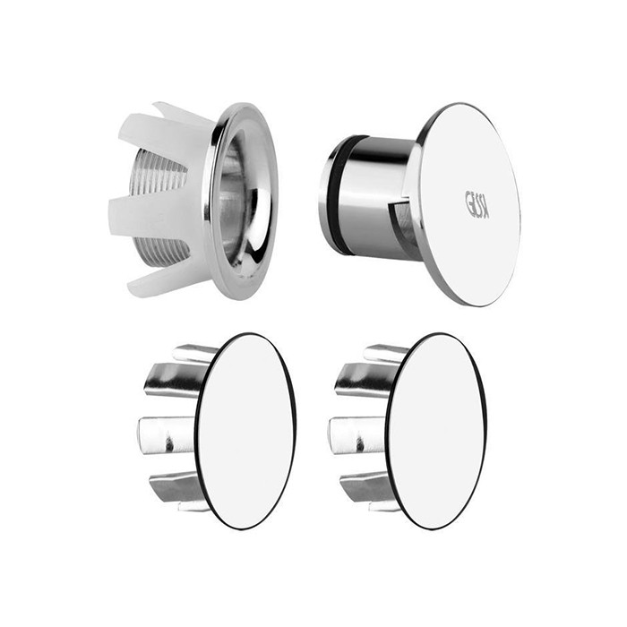 Gessi Комплект заглушек для перелива и боковых отверстий, Gessi316, 37587#031 цвет: хром