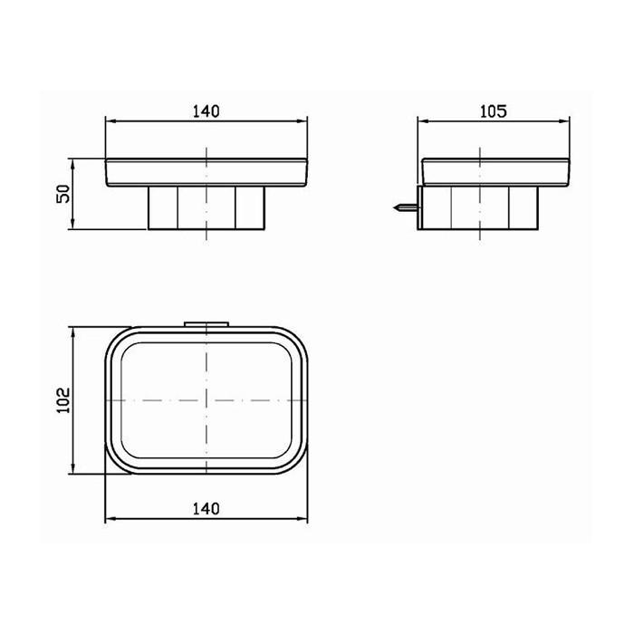 Zucchetti мыльница, подвесная, soft, хром/белый арт. zac710