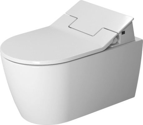 Duravit унитаз подвесной с вертикальным смывом, для sensowash, c покрытием wondergliss, me by starck, 25285900001 цвет: белый