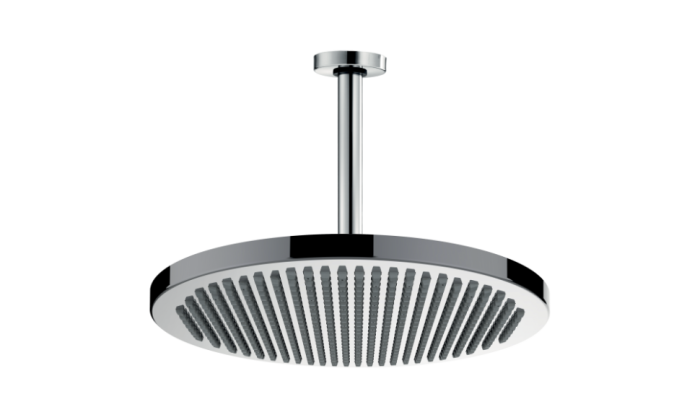 Bossini верхний душ 280 мм, с потолочным кронштейном 300 мм, apice, хром арт. h31430g.030