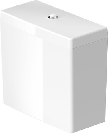 Duravit бачок для унитаза с двойным смывом подвод воды снизу слева, starck 3, 09201000051 цвет: белый