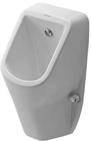 Duravit писсуар подвесной без "мушки", с креплением, c подачей воды сзади, d-code, 0829300000 цвет: белый