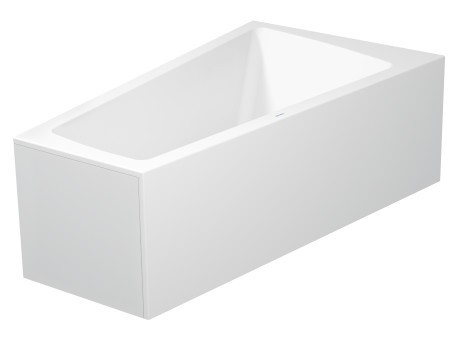 Duravit акриловая ванна 1700 х 1000 c наклоном для спины справа, paiova, 700265000000000 цвет: белый