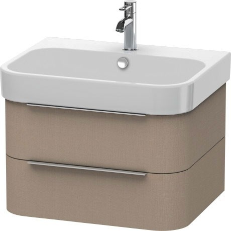Duravit тумба подвесная под раковину, happy d.2, h2636407575 цвет: лён