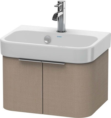 Duravit тумба подвесная под раковину, happy d.2, h2626807575 цвет: лён