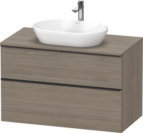 Duravit тумба подвесная под раковину 550 мм х 1000 мм, d-neo, de496803535 цвет: дуб терра