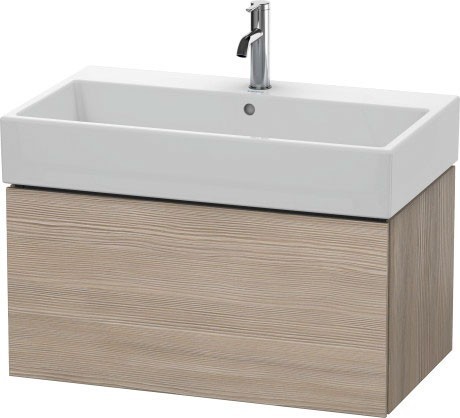 Duravit тумба подвесная под раковину, l-cube, lc 6177 3131 цвет: сосна серебристая