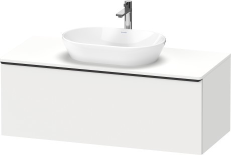 Duravit тумба подвесная под раковину 1200 мм х 550 мм и консолью, d-neo, de494901818 цвет: gres pietra grey opaco