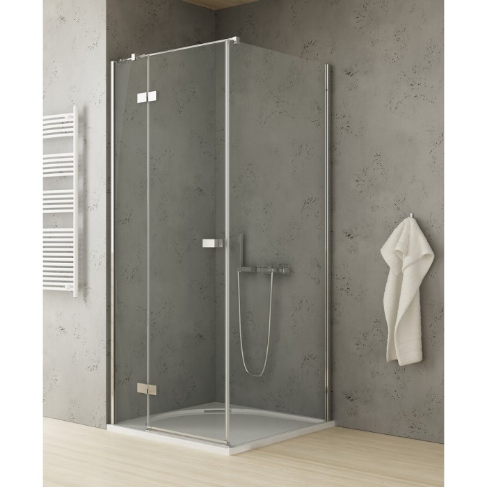 Душевое ограждение l 120x100x200, New trendy Reflexa chrome, хром арт. EXK-5156