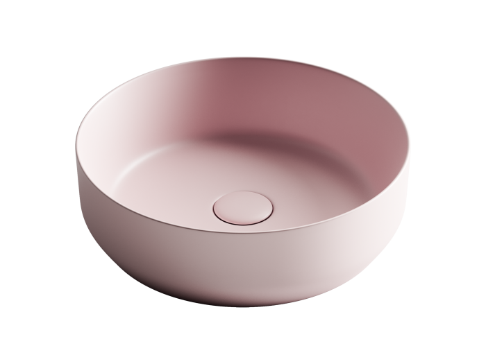 Ceramicanova раковина накладная element, cn6022mp цвет: розовый