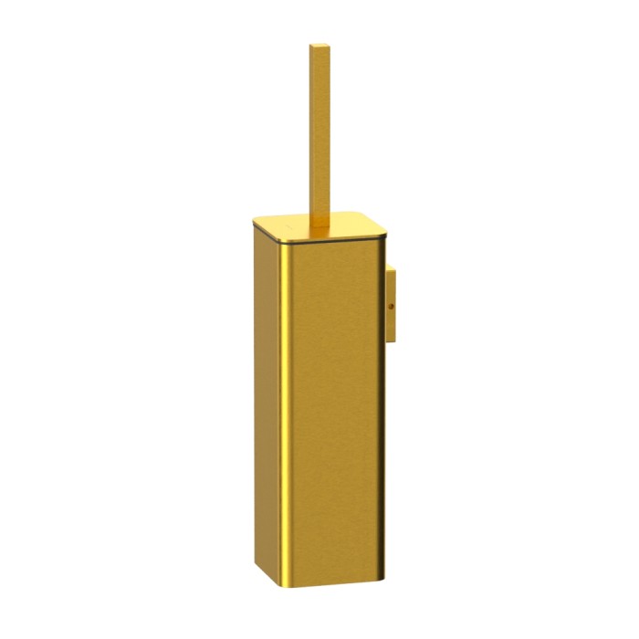 Ершик для унитаза, подвесной, Whitecross Cubo gold brushed, брашированное золото арт. CU2472GLB
