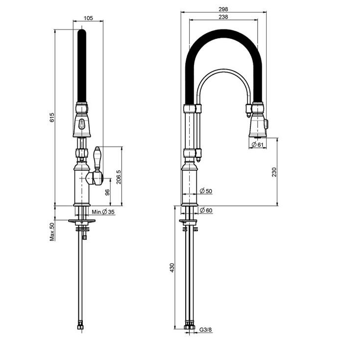 Fima Carlo Frattini смеситель для кухни, kitchen, хром арт. f7030cr