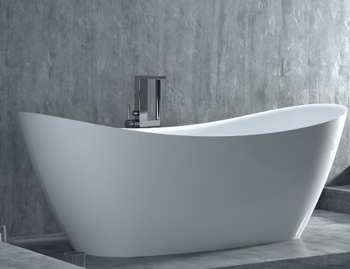 Salini ванна отдельностоящая 170x75, noemi, 101722mrf цвет: матовый белый