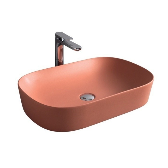 ArtCeram раковина (накладная), ghl002 14 00 ghost цвет: красный