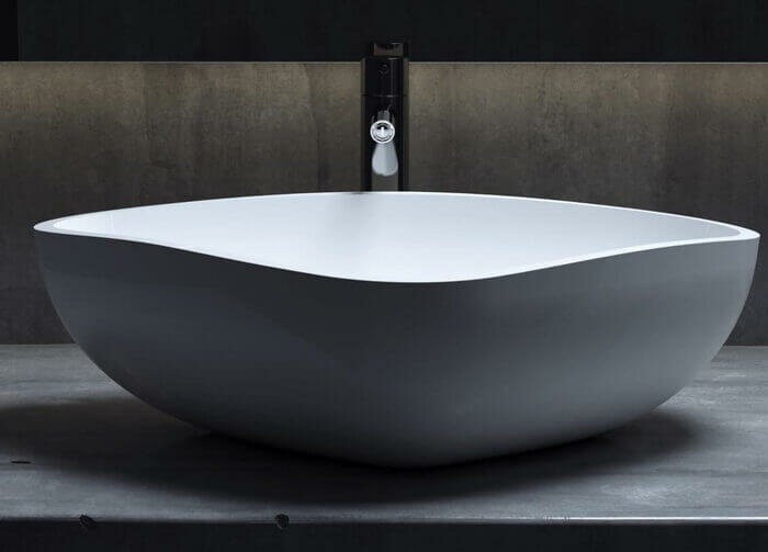 Salini раковина накладная 56x39, gloria, 1102206mrf цвет: матовый белый