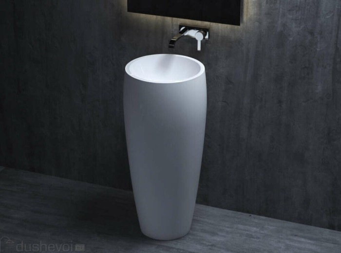 Salini раковина напольная 47x47, armonia, 130113grh цвет: глянцевый белый