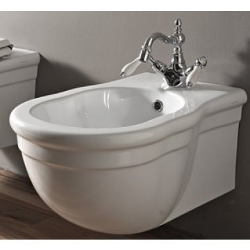 ArtCeram биде (подвесное), heb003 01 00 hermitage цвет: белый глянцевый