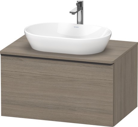 Duravit тумба подвесная под раковину 800 мм х 550 мм, с консолью, d-neo, de494703535 цвет: дуб терра