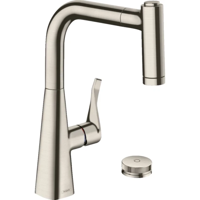 Hansgrohe смеситель для кухни, Metris M71, нержавеющая сталь арт. 73805800