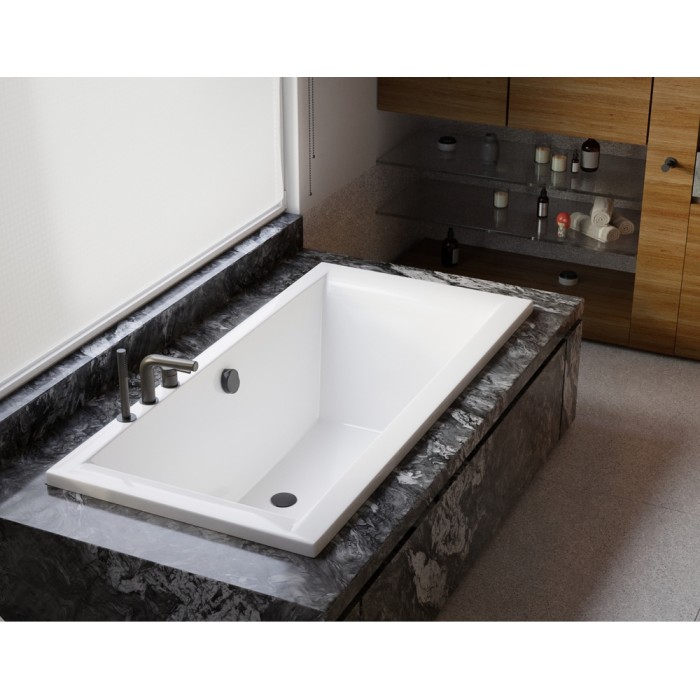 Пристенная ванна 170x80 акрил, Whitecross Savia duo, арт. 0103.170080.100