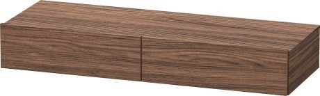 Duravit полка с двумя выдвижными ящиками, durastyle, ds 82712121 цвет: орех темный