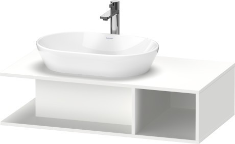 Duravit тумба подвесная под раковину слева 1000 мм х 550 мм, d-neo, de492901818 цвет: gres pietra grey opaco