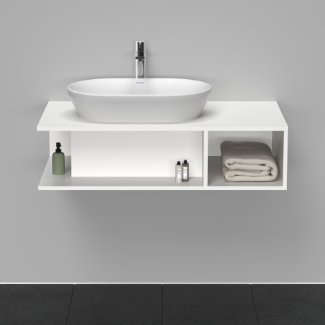 Duravit тумба подвесная под раковину слева 1000 мм х 550 мм, d-neo, de492901818 цвет: gres pietra grey opaco