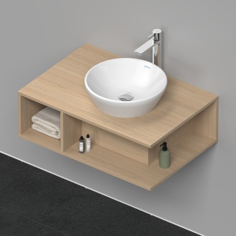 Duravit тумба подвесная под раковину 800 мм х 550 мм, d-neo, de495803030 цвет: натуральный дуб