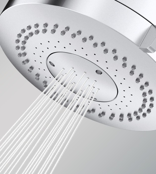 Bossini лейка для душа classic/3 lp 3 режима, classic, хром арт. i00225.030