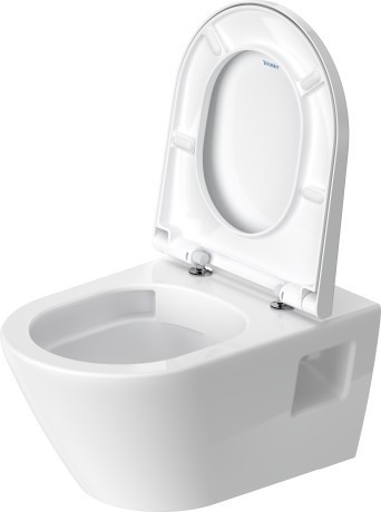 Duravit унитаз подвесной + сиденье rimless 370 мм х 540 мм, с вертикальным смывом, без смывного края, с креплением durafix, d-neo, 45780900a1 цвет: белый