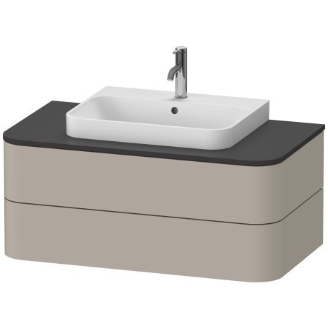 Duravit тумба подвесная для консоли plus, happy d.2 plus, hp497106060 цвет: серо-коричневый