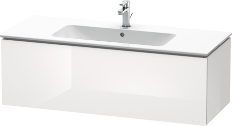 Duravit тумба подвесная под раковину, l-cube, lc614308585 цвет: белый глянцевый