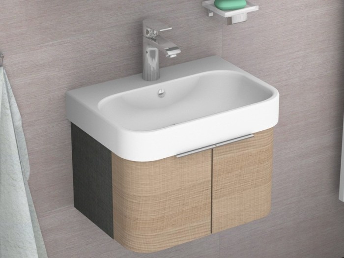 Duravit тумба подвесная под раковину, happy d.2, h2626802222 цвет: белый глянцевый