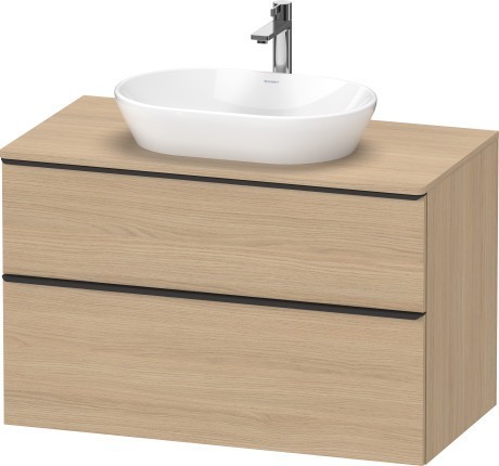 Duravit тумба подвесная под раковину 550 мм х 1000 мм, d-neo, de496803030 цвет: натуральный дуб