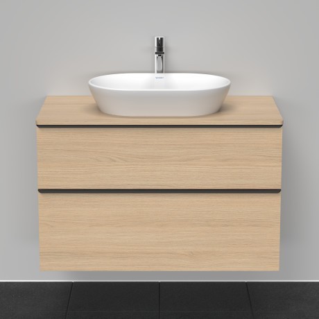 Duravit тумба подвесная под раковину 550 мм х 1000 мм, d-neo, de496803030 цвет: натуральный дуб