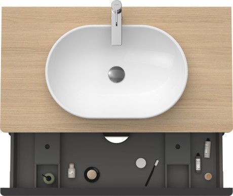 Duravit тумба подвесная под раковину 550 мм х 1000 мм, d-neo, de496803030 цвет: натуральный дуб