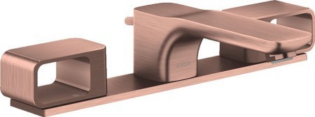 AXOR смеситель для раковины, Urquiola, шлифованное красное золото арт. 11041310